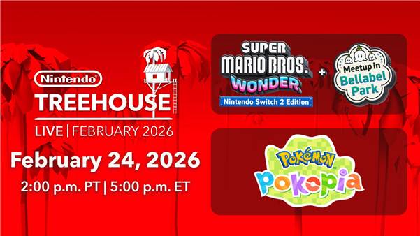 nintendo treehouse live february 2026