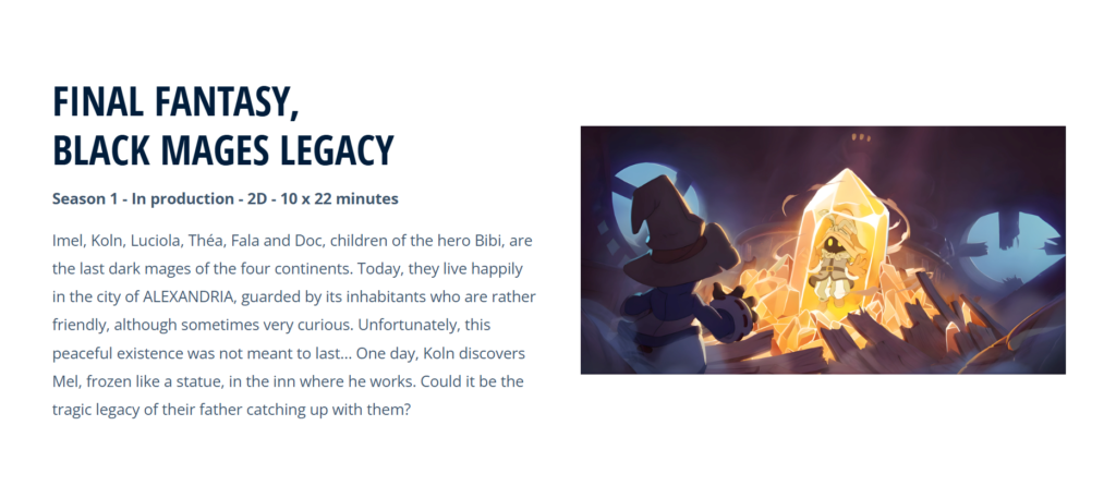 Final Fantasy Black Mages Legacy In Production