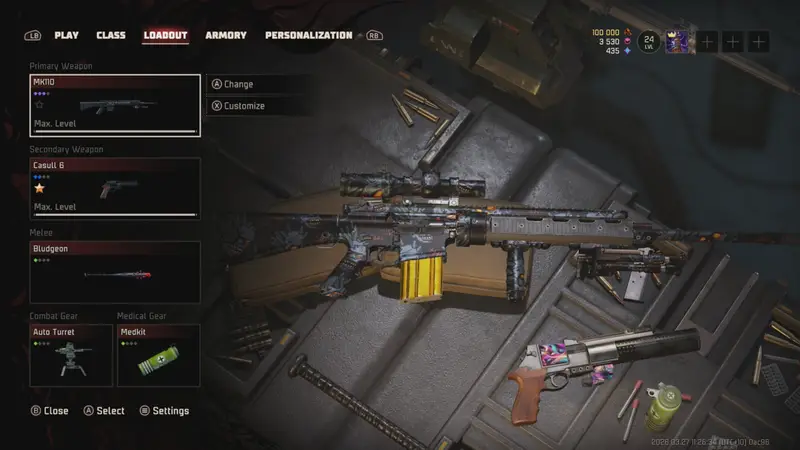 Toxic Commando loadout