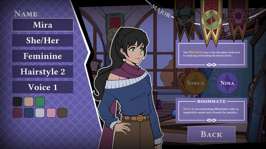 Arcadia Fallen II Character Customization