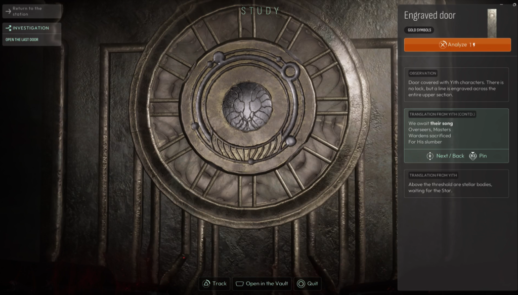 Cthulhu The Cosmic Abyss Open Sesame Trophy Guide