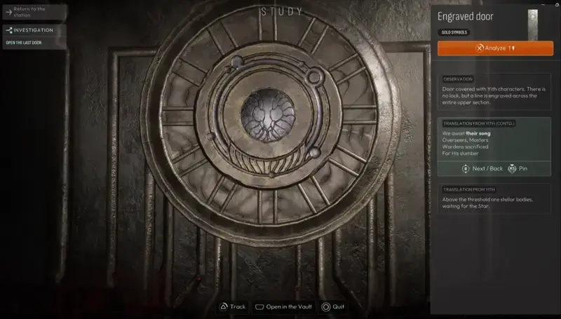 Cthulhu The Cosmic Abyss Open Sesame Trophy Guide