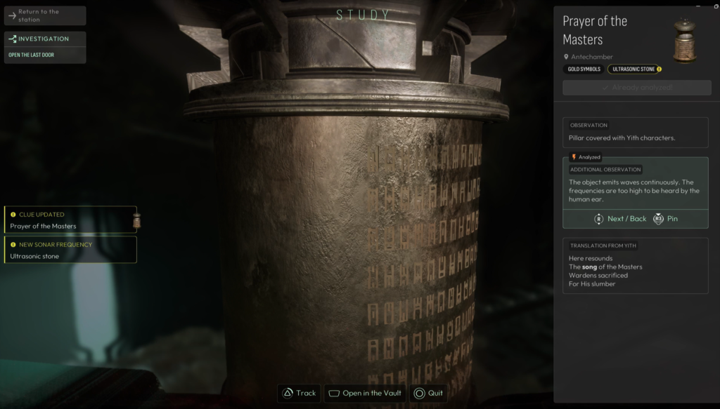 Cthulhu The Cosmic Abyss Open Sesame Trophy Guide