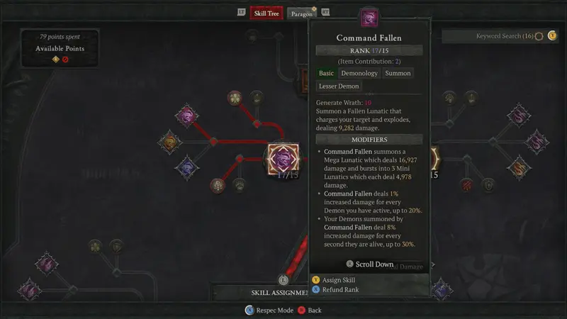 Diablo 4 Command Fallen