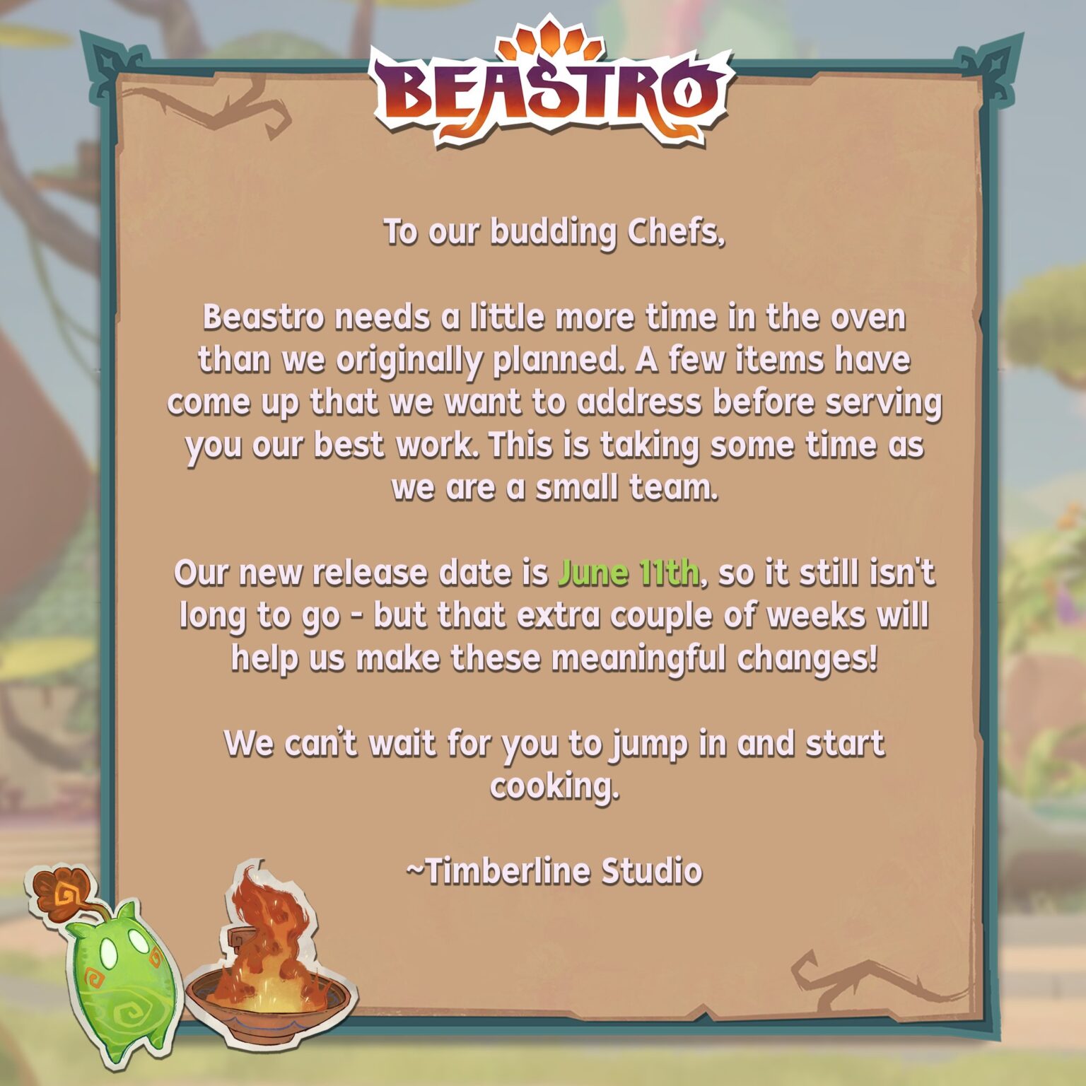 Beastro Written Beastro Announces New Release Date - Gamer Social Club