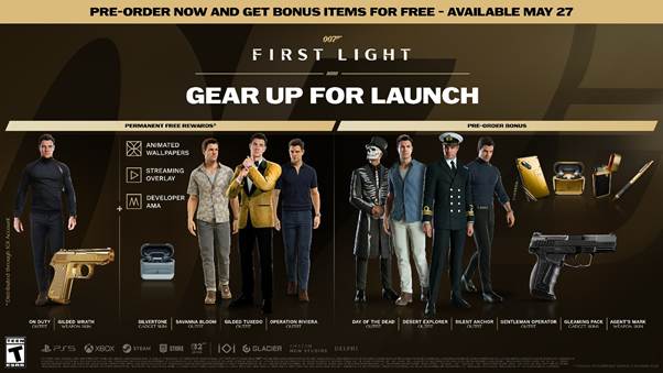007 first light pre order bonuses