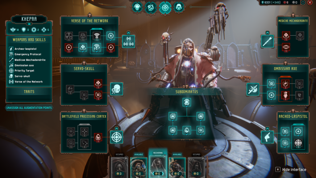 Mechanicus 2 upgrades