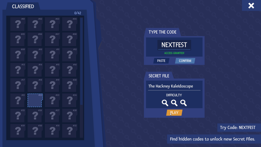 Case Solved secret