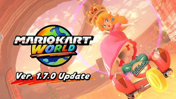mario kart world 1.7.0 update
