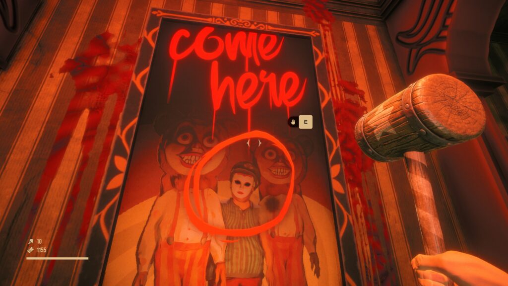 Come here creepy poster