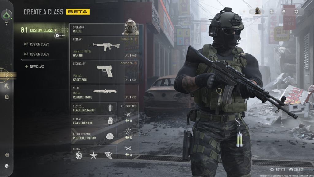 Call of Duty Modern Warfare 4 beta weapons