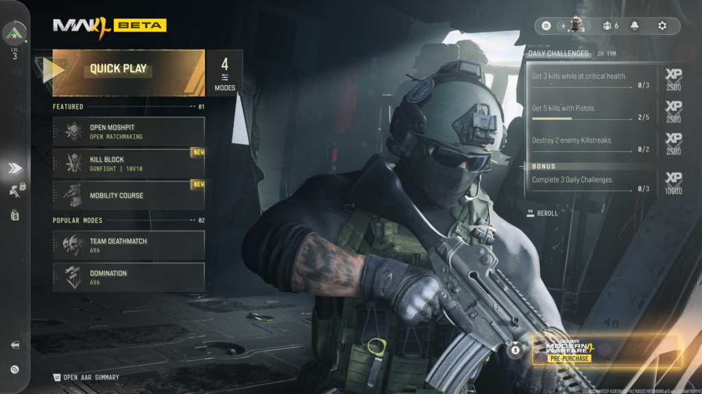 Call of Duty Modern Warfare 4 beta