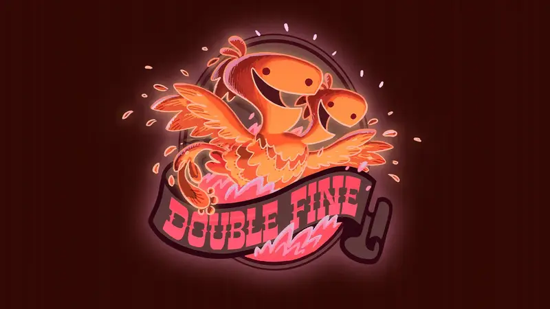 Double Fine Key art work