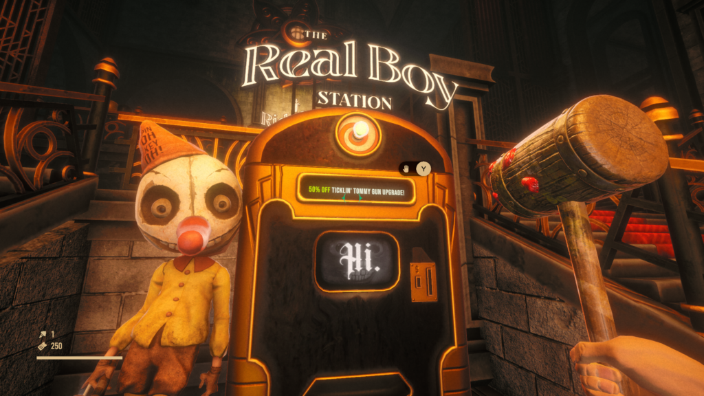 Real Boy upgrade station
