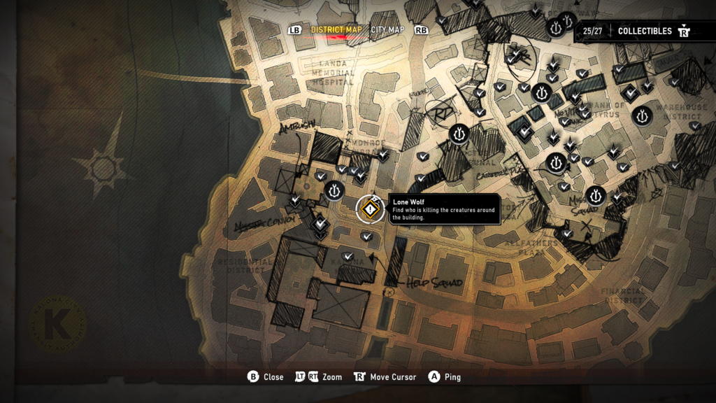 Lone Wolf map