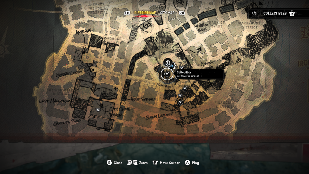 ink-covered wrench map