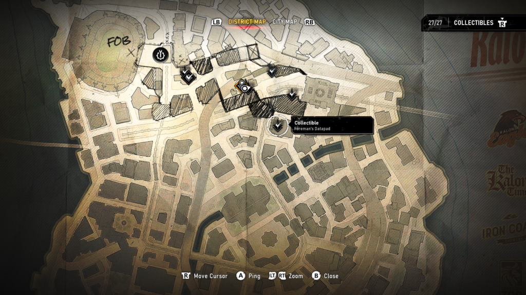 foreman's datapad map