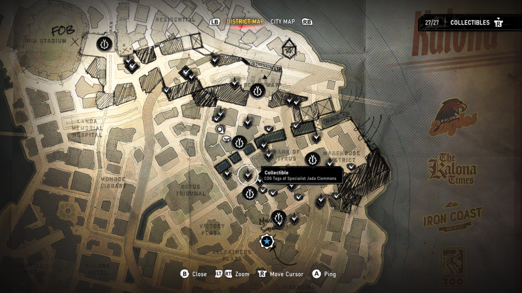 cog tags jada clemmons map