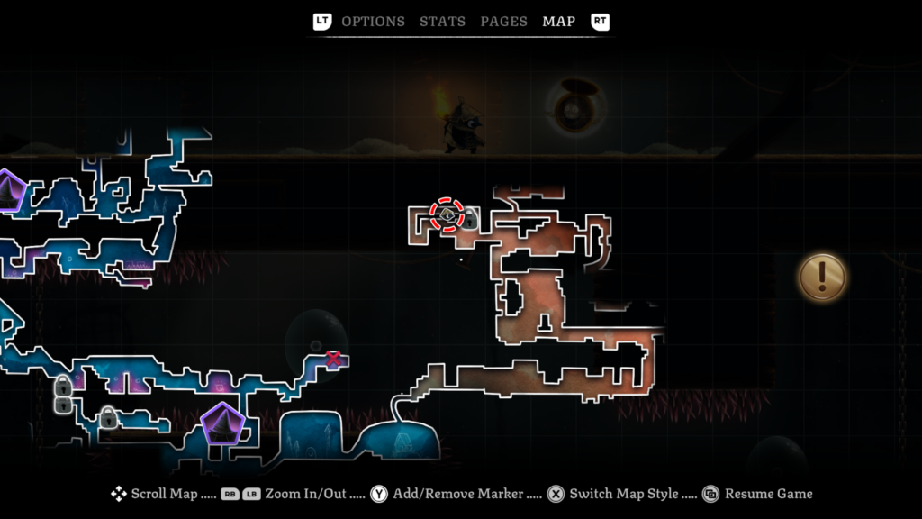 hunter's locket map