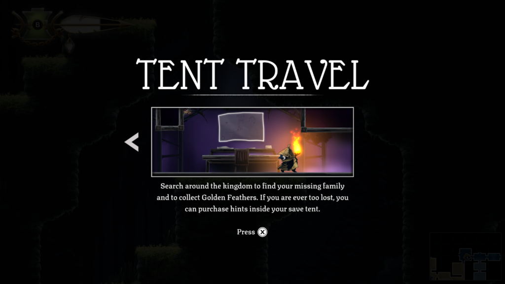 tent travel brief
