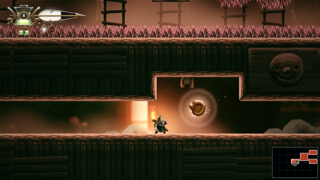 bird-shaped button