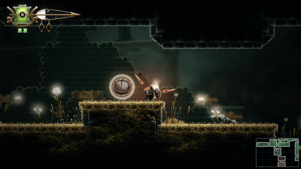 Rusted compass