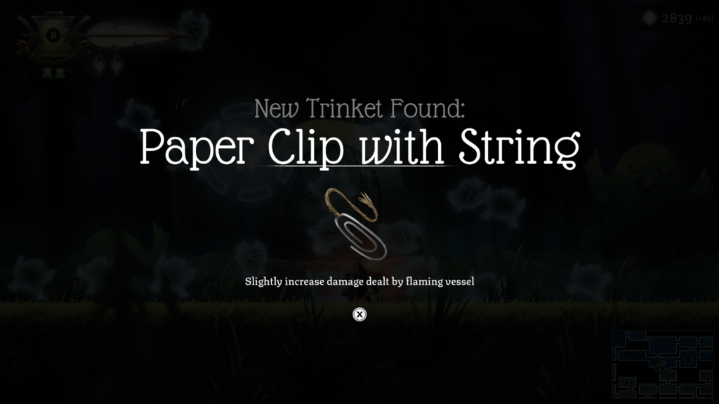 paper clip with string