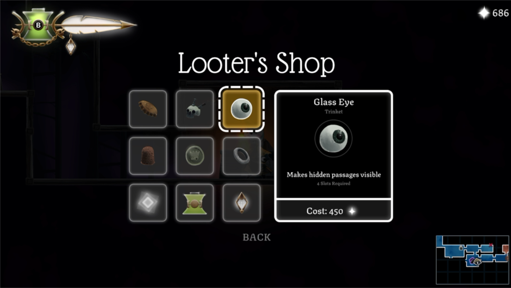 glass eye trinket
