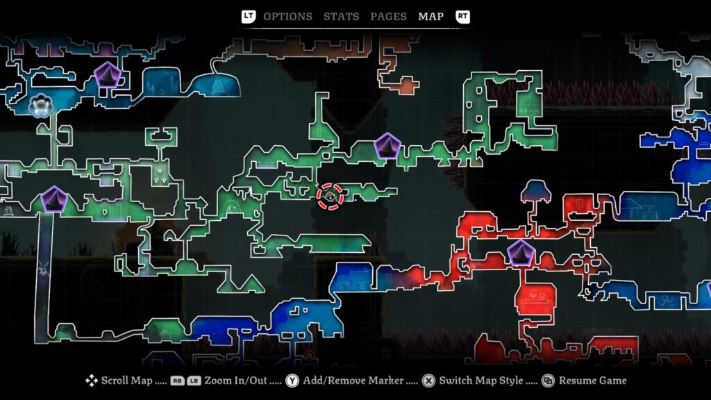 Melted candle map