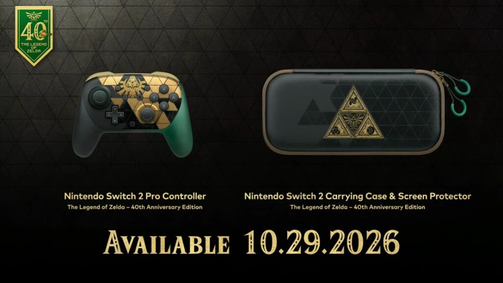 zelda pro controller and case