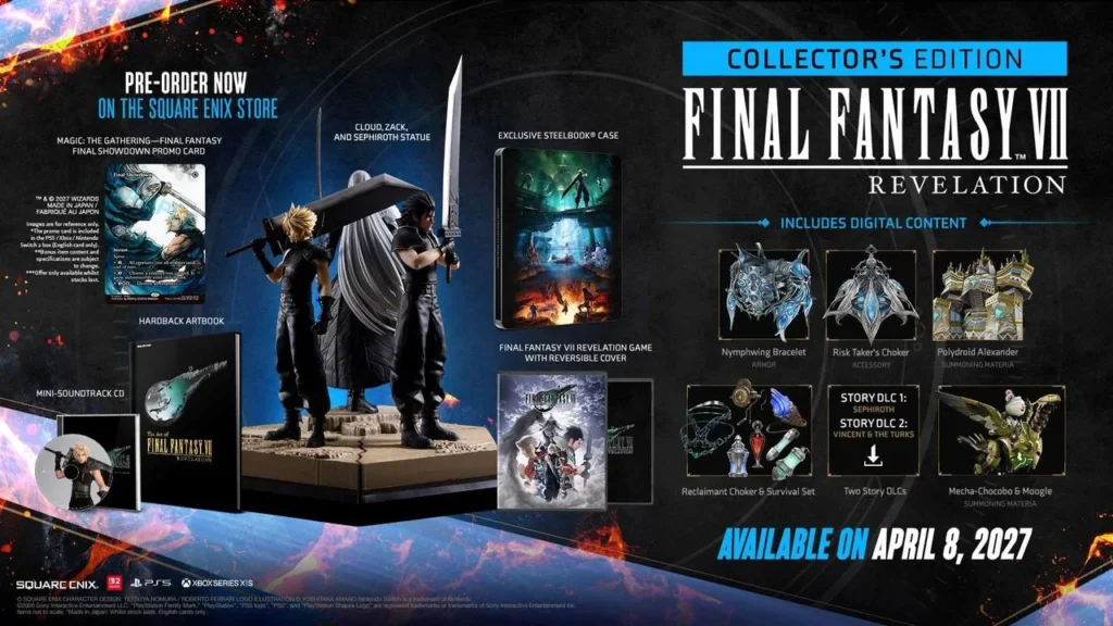 FF7 Revelation Collector's Edition