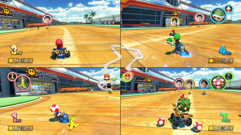 mario kart 8 deluxe switch 2 camera 2