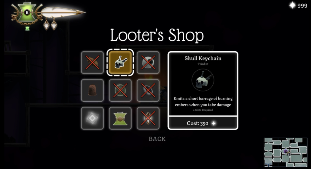 skull keychain