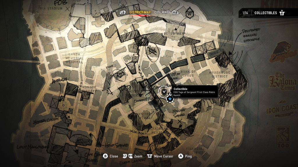 cog tags robin hamill map