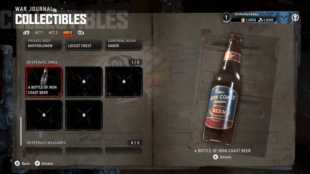 A Bottle of Iron Coast Beer