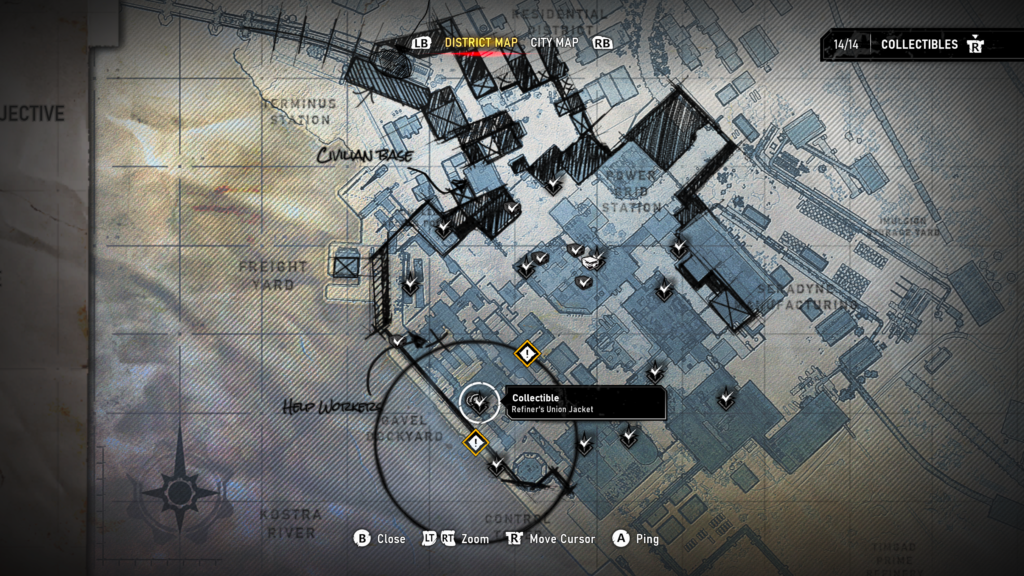 refiner's jacket map