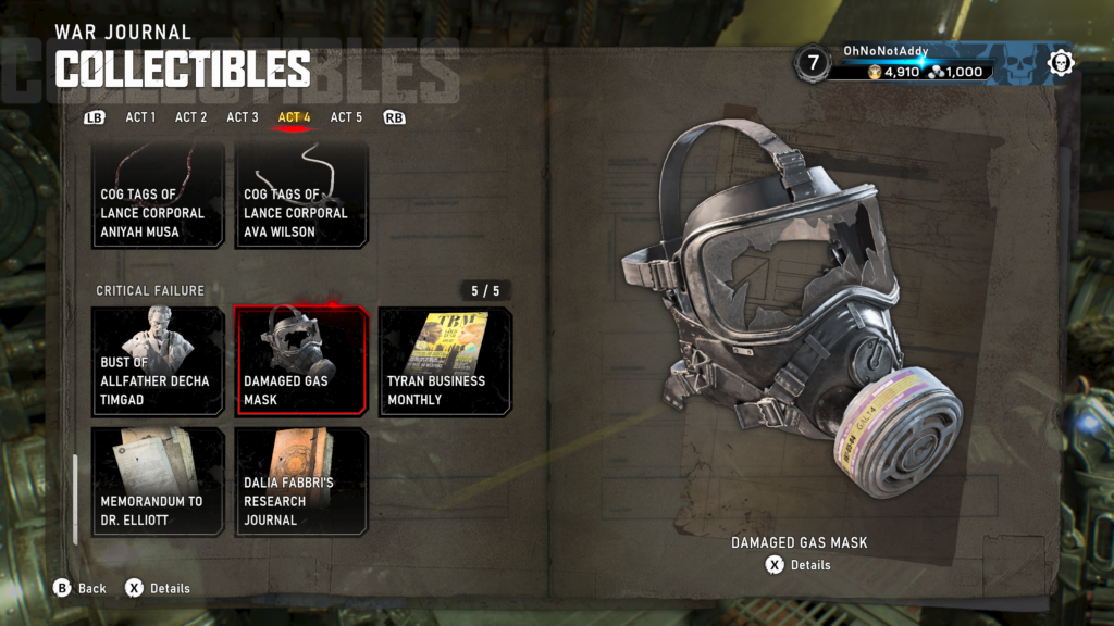 gas mask