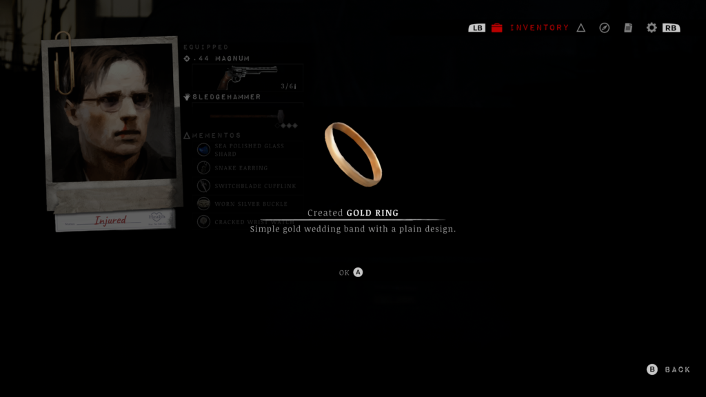 Silver Pines Gold Ring