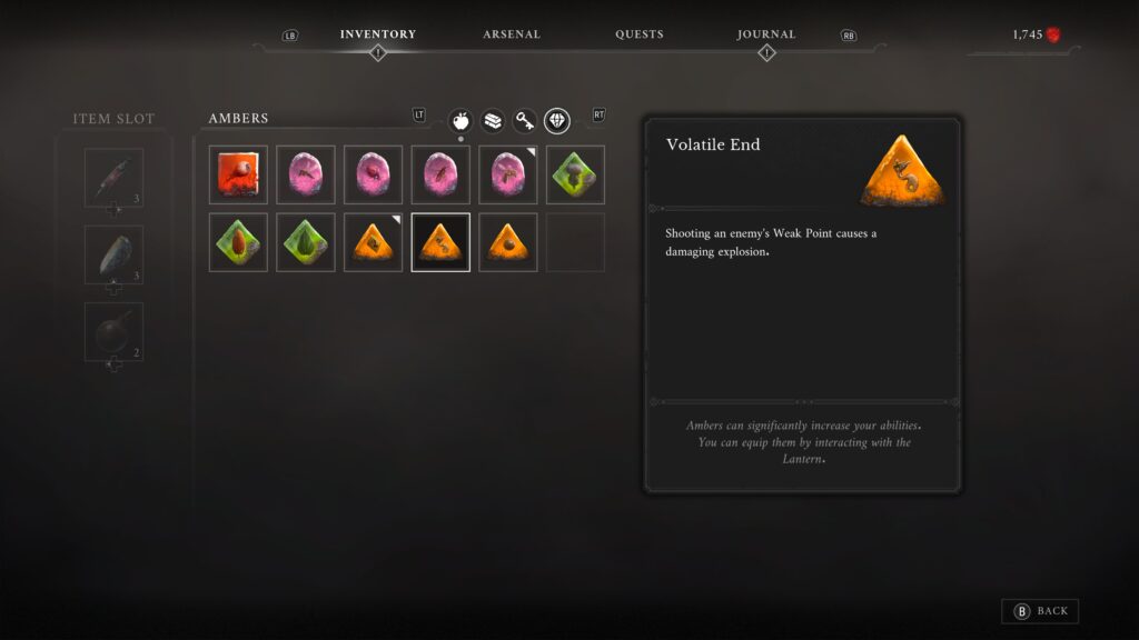 volatile end