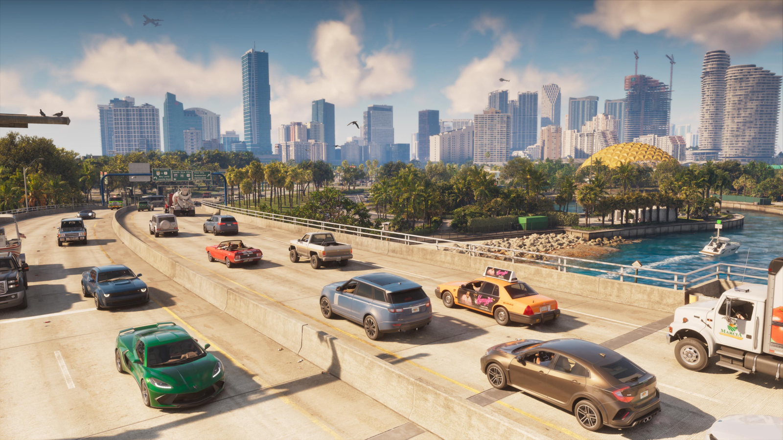 grand theft auto vi aerial shot
